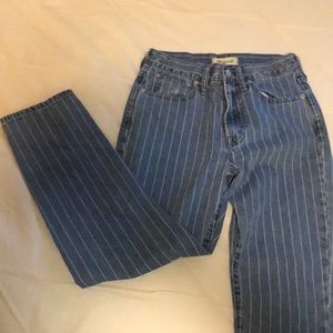 Madewell “the perfect crop vintage jean”